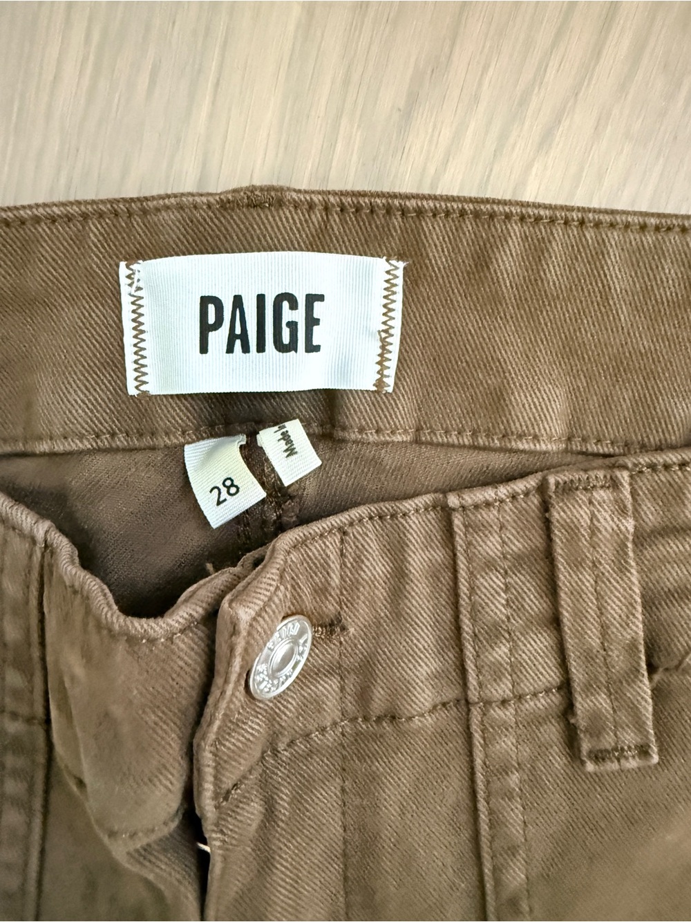 NWOT Mayslie Straight Ankle Pant - Vintage Olive Meadow - Picture 5 of 6